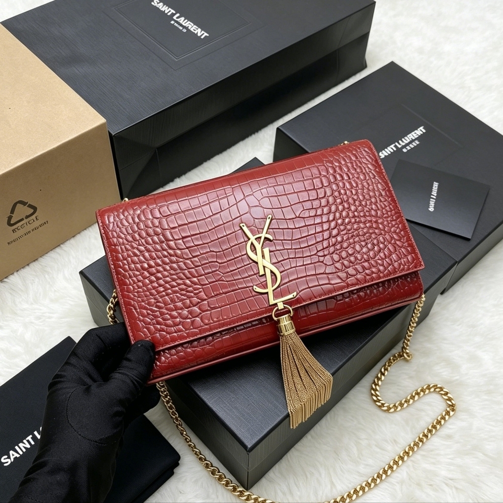 YSL Kate Medium Leather Tassel Bag